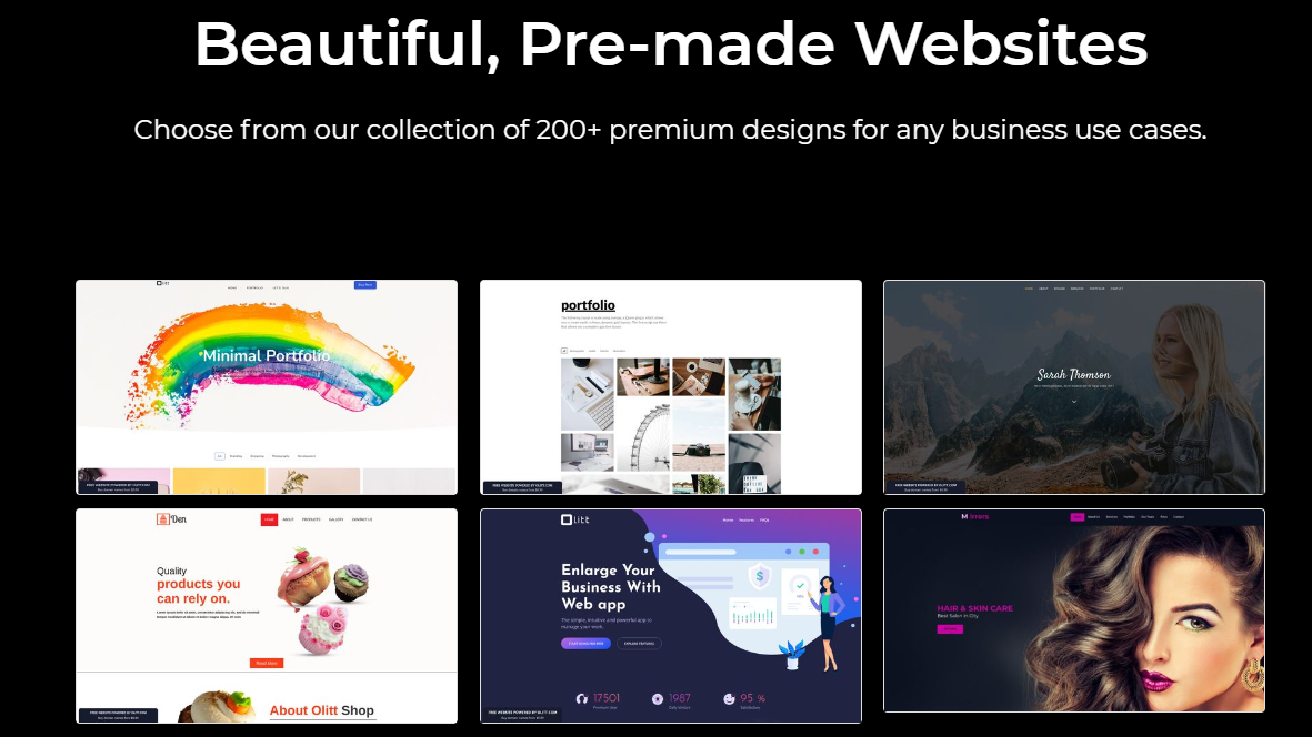 OLITT Website Builder: Create a Professional Website Hassle-Free