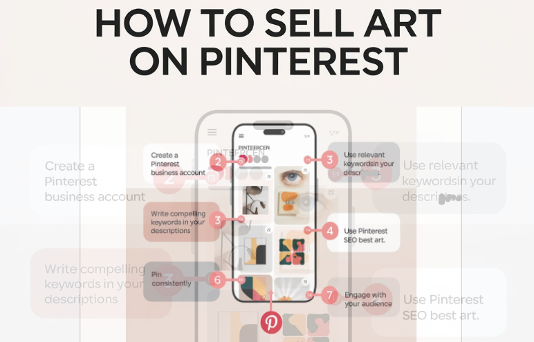 How to Sell Art on Pinterest 