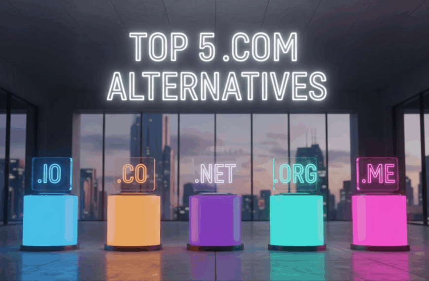 5 Alternatives to .COM Domain Extensions