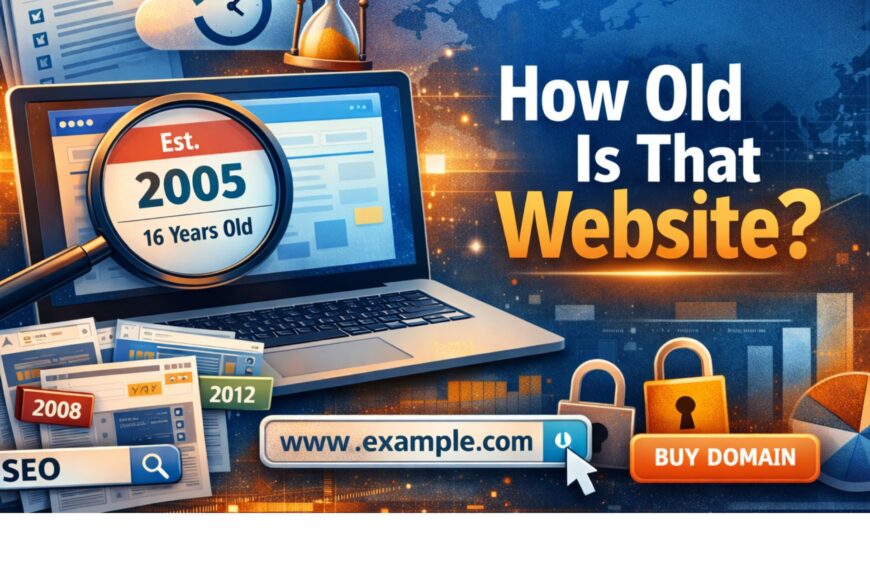 Domain Age Checkers: How Old Is That Website?