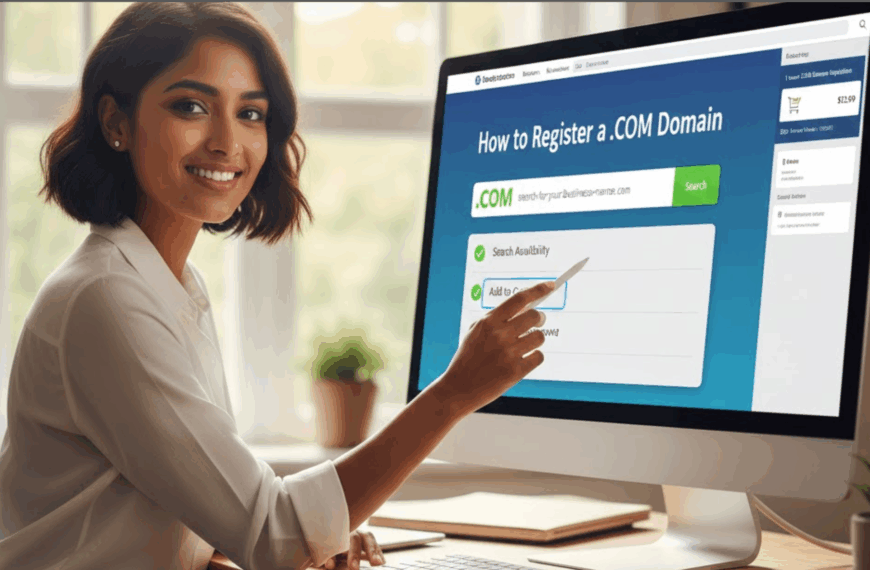 How to Register a .COM Domain (Quick Guide)