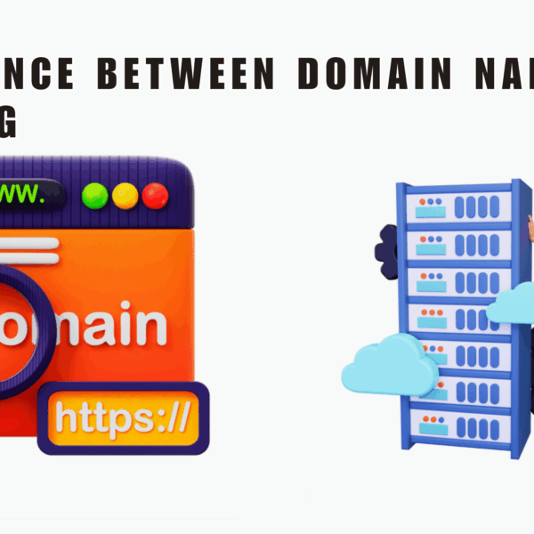 featured image - difference between domain name