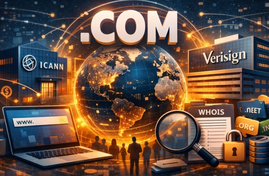 Who Owns the .COM Domain? History and Management
