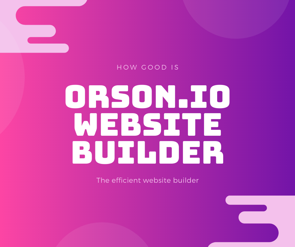 Orson.io Website Builder