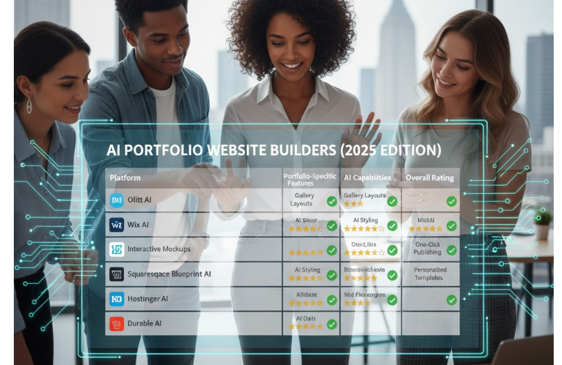 5 Best AI Website Builders for Stunning Portfolios