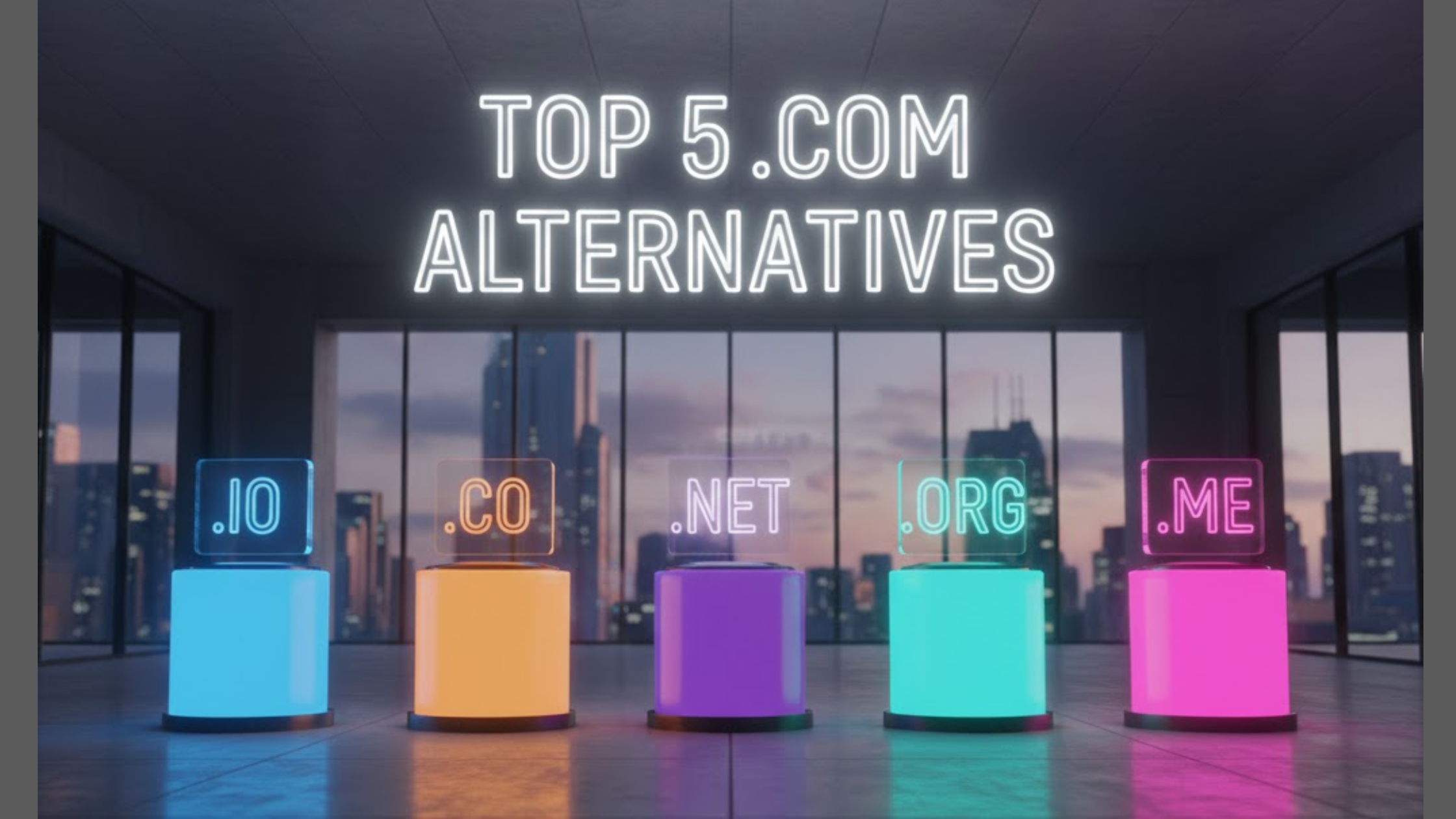 5 Alternatives to .COM Domain Extensions