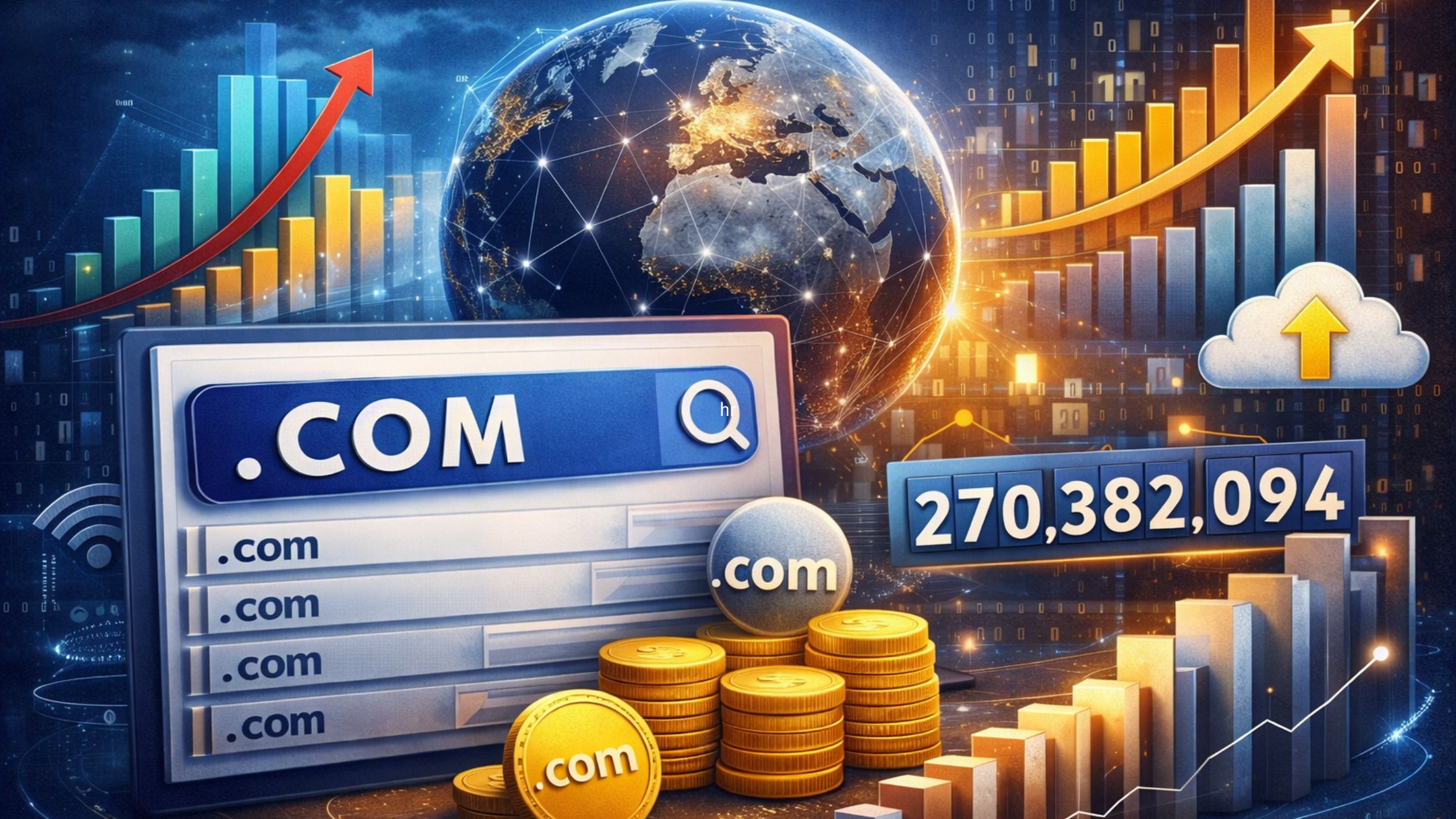How Many .Com Domains Are There? Facts And Statistics