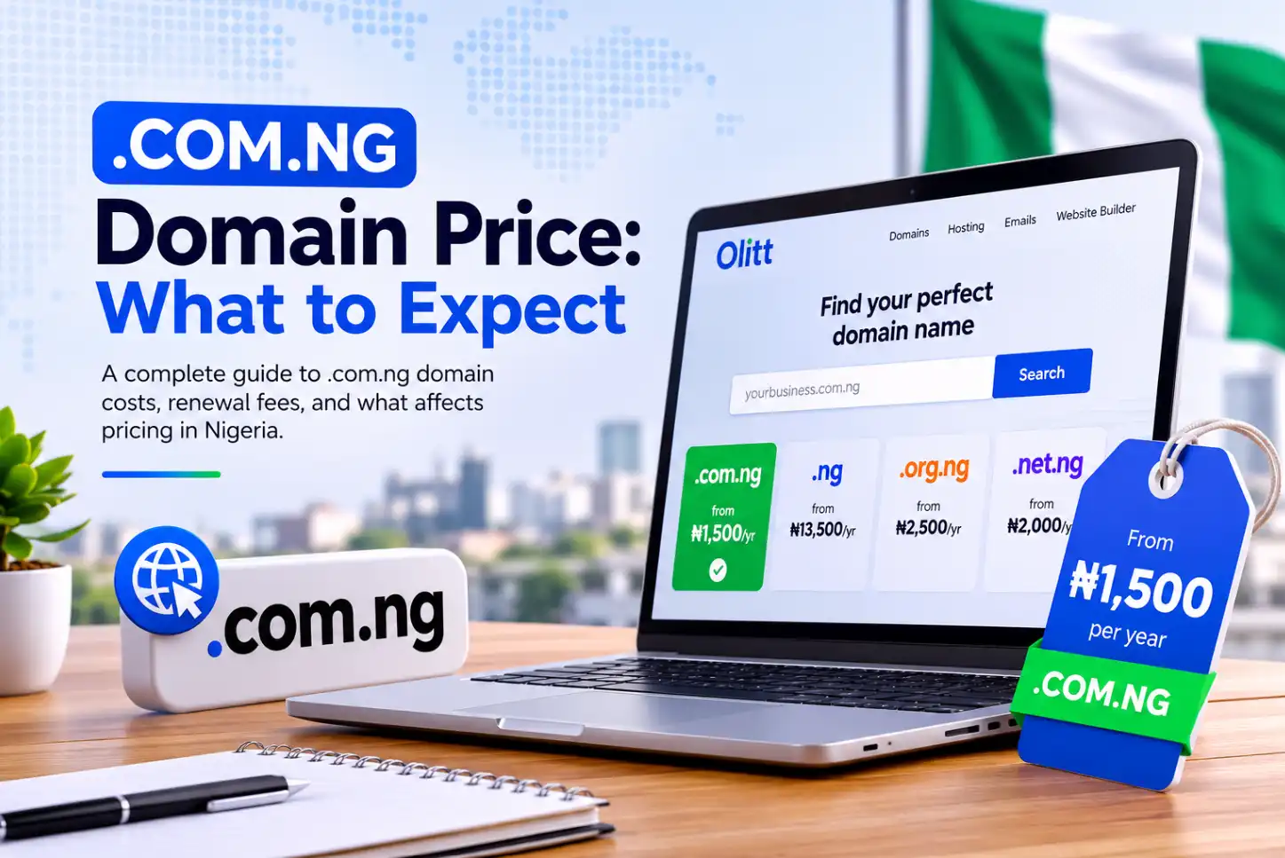 .com.ng domain price