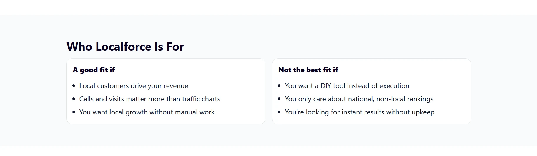 Who Localforce Is For?