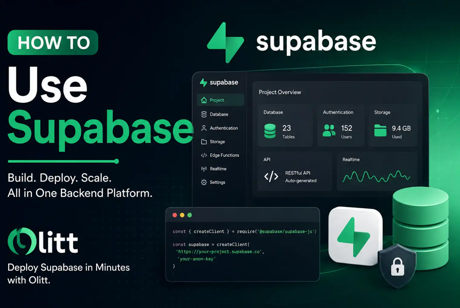 How to use supabase